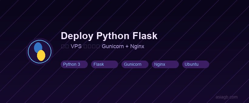 Deploy Python Flask บน VPS ด้วย Gunicorn และ Nginx